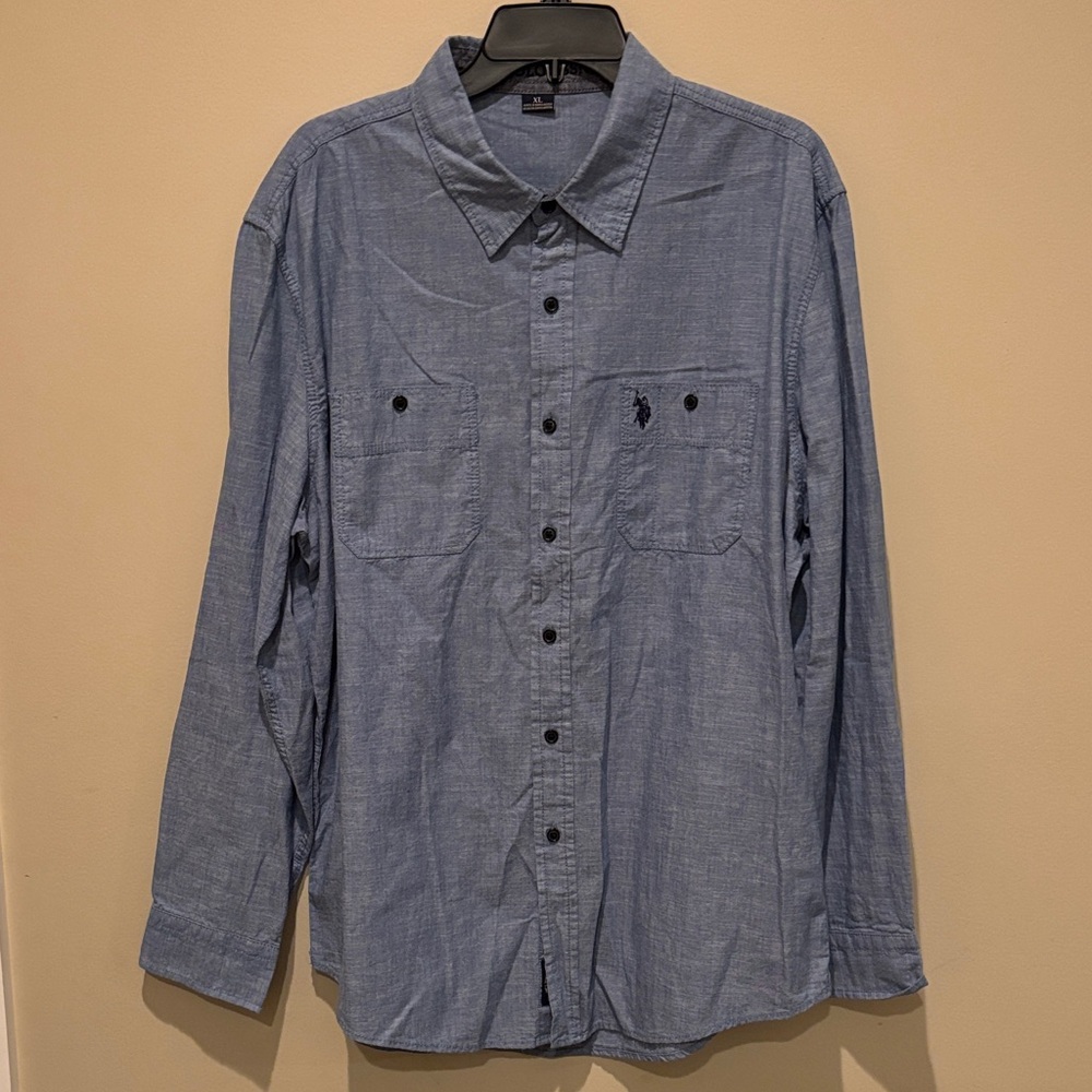 Polo by Ralph Lauren Light Blue Chambray Button-Down Shirt